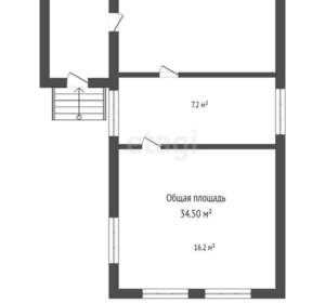 Дом 35м², 1-этажный, участок 4 сот.  