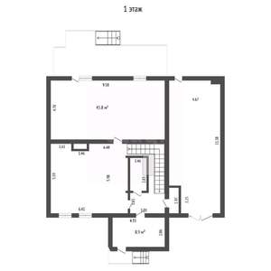 Дом 414м², 3-этажный, участок 10 сот.  