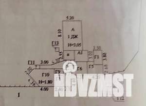 Дом 43м&sup2;, 1-этажный, участок 11 сот.  