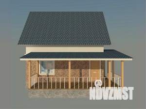 Дом 104м&sup2;, 2-этажный, участок 11 сот.  