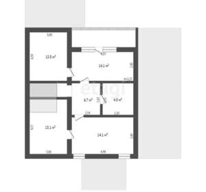 Дом 175м², 2-этажный, участок 20 сот.  