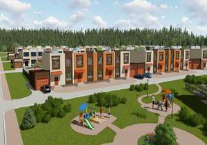 Дом 82м&sup2;, 2-этажный, участок 1 сот.  