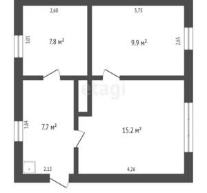 Дом 40м², 1-этажный, участок 6 сот.  