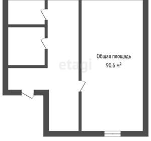 Дом 91м², 2-этажный, участок 7 сот.  