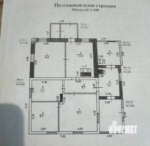 Дом 78м², 1-этажный, участок 9 сот.  