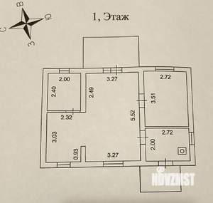 Дом 48м², 1-этажный, участок 10 сот.  