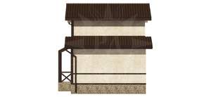 Дом 80м&sup2;, 2-этажный, участок 10 сот.  