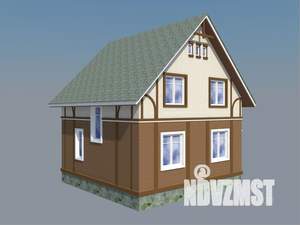 Дом 110м&sup2;, 2-этажный, участок 10 сот.  