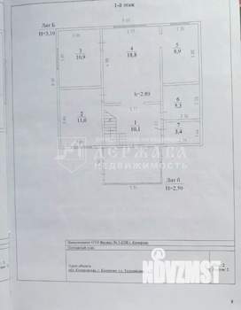 Коттедж 106м², 2-этажный, участок 10 сот.  