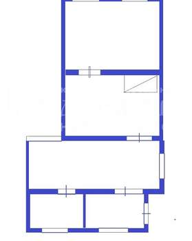 Дом 43м², 1-этажный, участок 1 сот.  