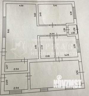 Дом 129м², 1-этажный, участок 6 сот.  