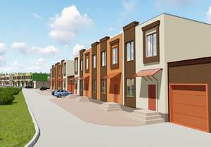 Дом 82м&sup2;, 2-этажный, участок 1 сот.  