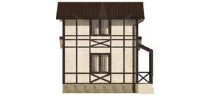 Дом 80м&sup2;, 2-этажный, участок 10 сот.  