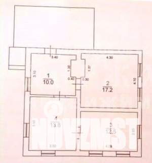 Дом 54м², 2-этажный, участок 7 сот.  