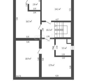 Дом 233м², 2-этажный, участок 13 сот.  