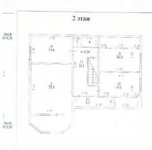 Дом 194м², 2-этажный, участок 11 сот.  