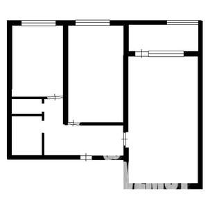 2-к квартира, на длительный срок, 45м2, 2/9 этаж