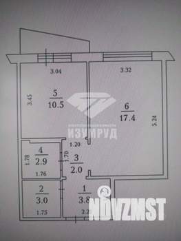 1-к квартира, на длительный срок, 40м2, 9/16 этаж