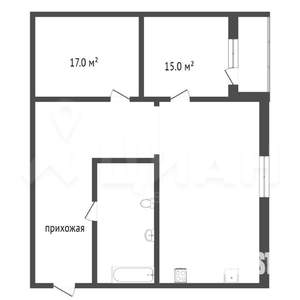 2-к квартира, на длительный срок, 47м2, 3/5 этаж