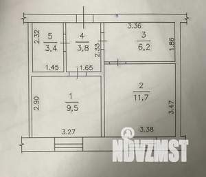 2-к квартира, на длительный срок, 35м2, 2/5 этаж