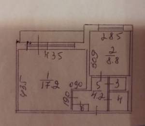 1-к квартира, на длительный срок, 34м2, 8/10 этаж
