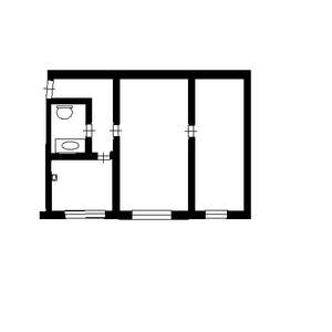 2-к квартира, на длительный срок, 47м2, 5/5 этаж