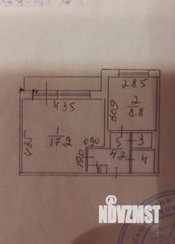 1-к квартира, на длительный срок, 34м2, 8/10 этаж