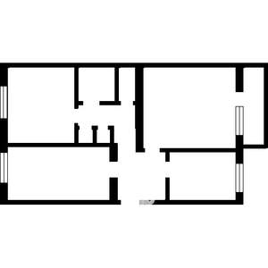 3-к квартира, на длительный срок, 62м2, 3/5 этаж