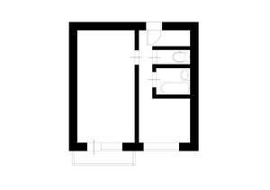 1-к квартира, на длительный срок, 32м2, 5/5 этаж