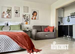 1-к квартира, посуточно, 30м2, 9/9 этаж