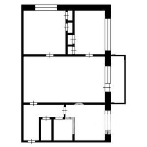 3-к квартира, на длительный срок, 45м2, 4/5 этаж
