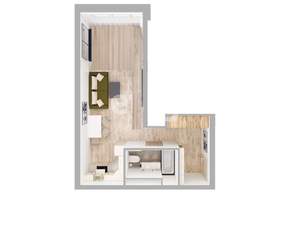 1-к квартира, на длительный срок, 40м2, 8/15 этаж