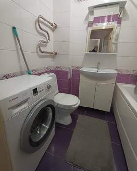 1-к квартира, на длительный срок, 40м2, 2/12 этаж