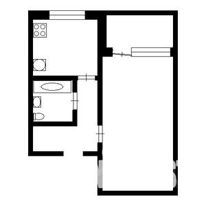 1-к квартира, на длительный срок, 34м2, 3/5 этаж