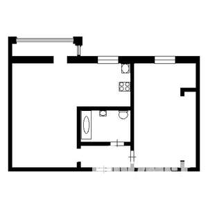 2-к квартира, на длительный срок, 46м2, 3/9 этаж