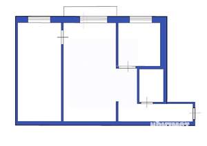 2-к квартира, на длительный срок, 45м2, 5/5 этаж