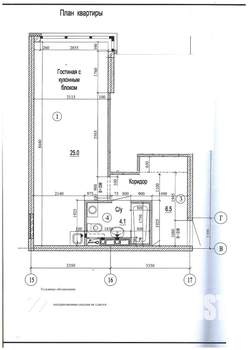 1-к квартира, на длительный срок, 39м2, 8/16 этаж
