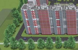 Студия квартира, на длительный срок, 30м2, 5/12 этаж