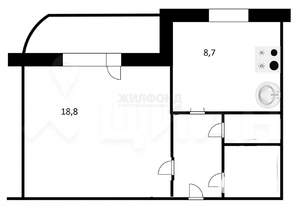 1-к квартира, на длительный срок, 37м2, 10/10 этаж