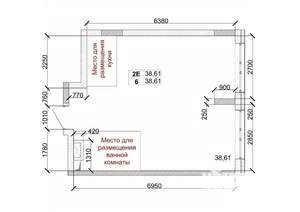 2-к квартира, вторичка, 39м2, 4/15 этаж