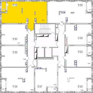 4-к квартира, вторичка, 72м2, 7/15 этаж