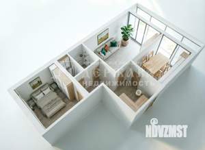 2-к квартира, вторичка, 59м2, 6/10 этаж