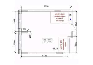 2-к квартира, вторичка, 38м2, 8/15 этаж