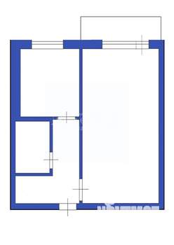 1-к квартира, вторичка, 30м2, 5/5 этаж