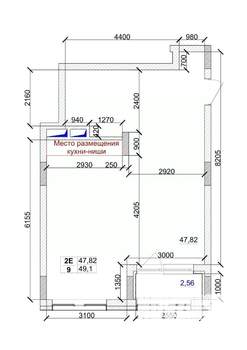 2-к квартира, вторичка, 49м2, 12/15 этаж
