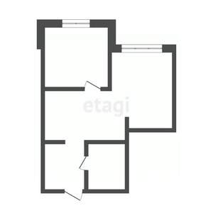 2-к квартира, вторичка, 48м2, 6/13 этаж