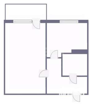 1-к квартира, вторичка, 31м2, 5/5 этаж