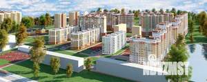 2-к квартира, строящийся дом, 42м2, 11/16 этаж
