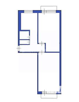 2-к квартира, вторичка, 47м2, 5/5 этаж