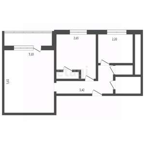 2-к квартира, вторичка, 43м2, 10/10 этаж